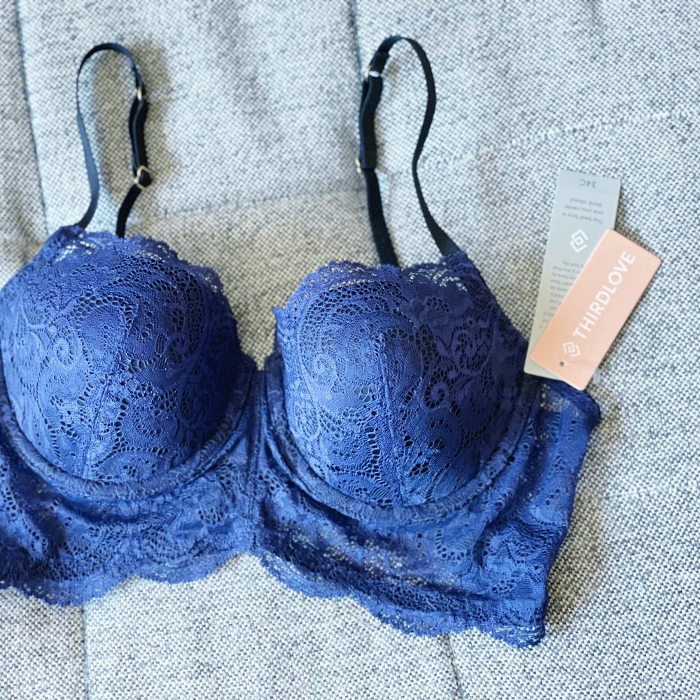 Thirdlove Longline Lace Balconette Bra 34C (NWT)